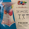1467 Trendy Praat-Statafelrok Ballonnenprint