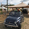 2001 Fiat 500, donkerblauw