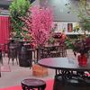 1714 Bloesemboom pink kunst 240cm