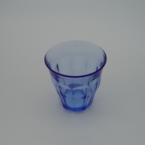 109 Waterglas blauw, per krat 24 stuks