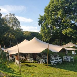 1602 Stretchtent 10 x 12 meter Zand