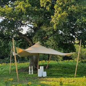 1605 Stretchtent 6 x 4 meter Zand