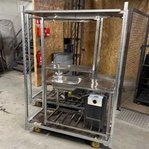 546 RVS spoelbak met elektrische boiler, 230V 546 RVS spoelbak met elektrische boiler, 230V