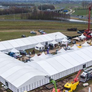 1277 Luxe alu-frame partytent 20x25 meter, incl. systeemvloer