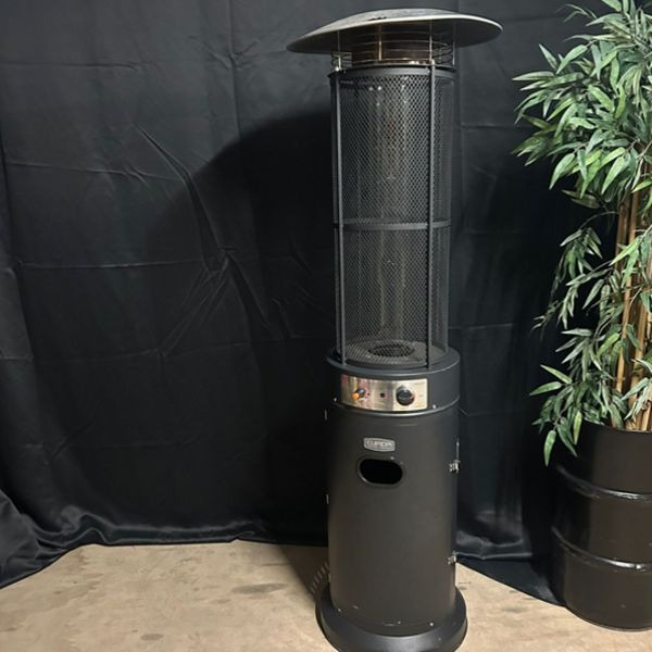 1914 terras heater zwart (gas)