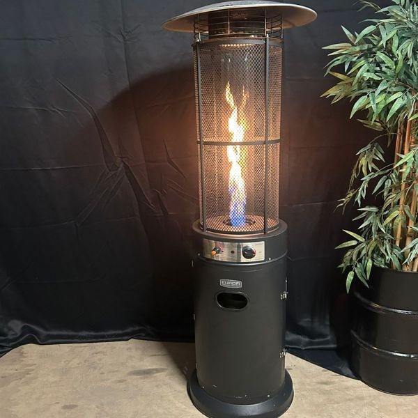 1914 terras heater zwart (gas)