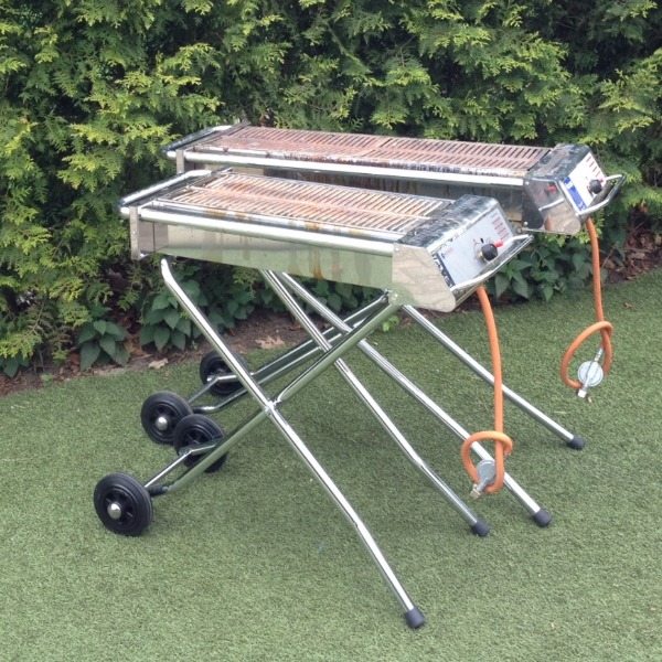 814 BBQ Xenon grill 90 x 40 cm.